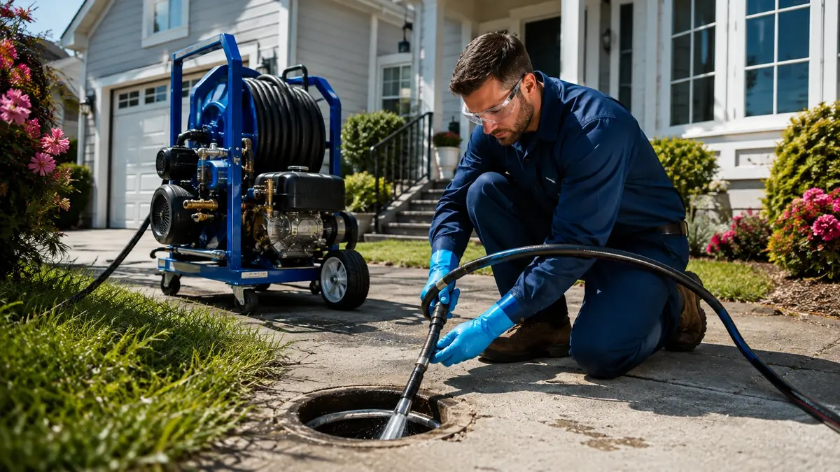 Residential Hydro Jet Drain Cleaning in Rialto